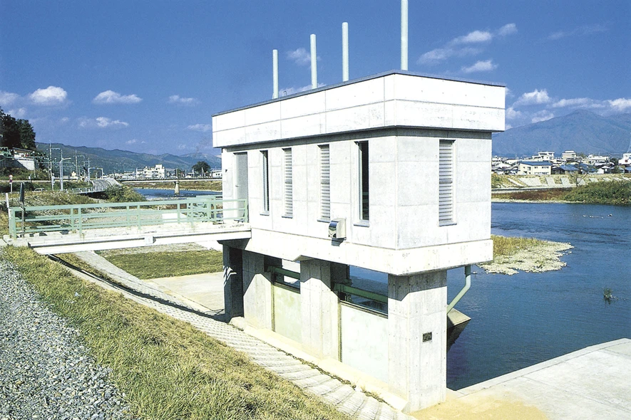古川樋門ゲート